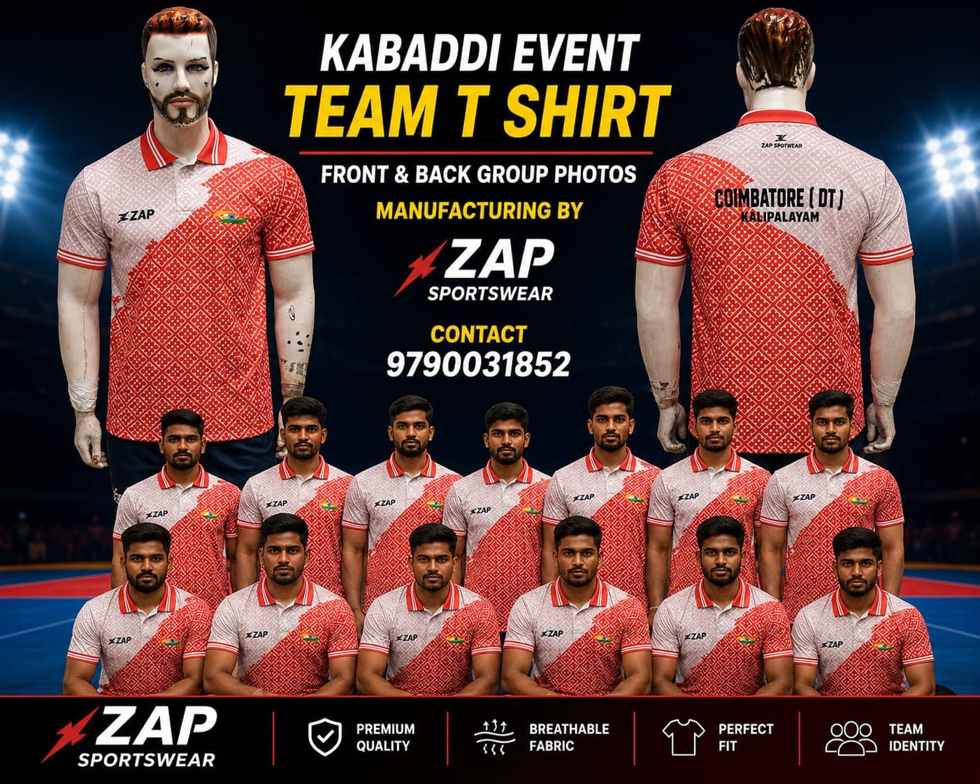 Kabaddi Jersey Design #101