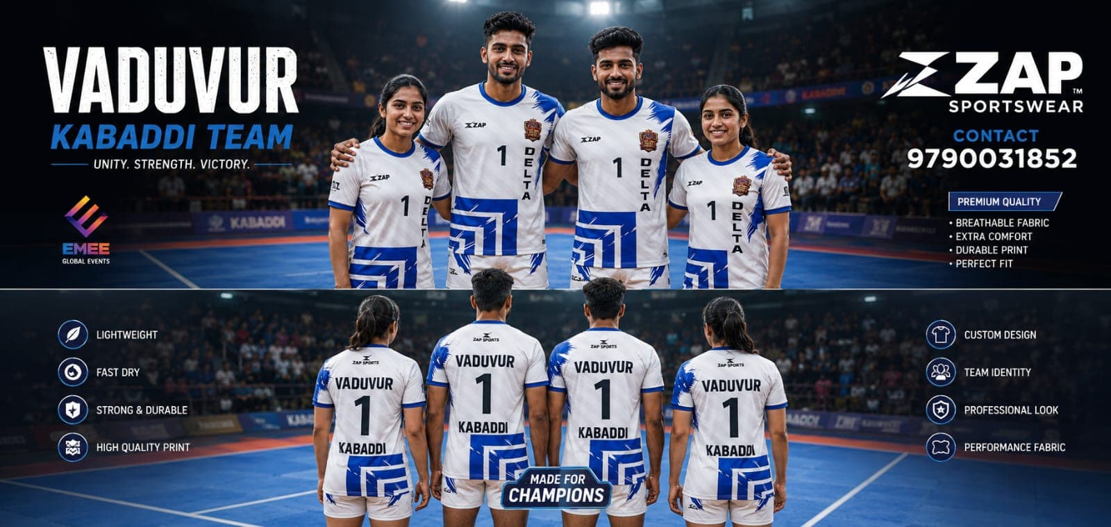 Kabaddi Jersey Design #82