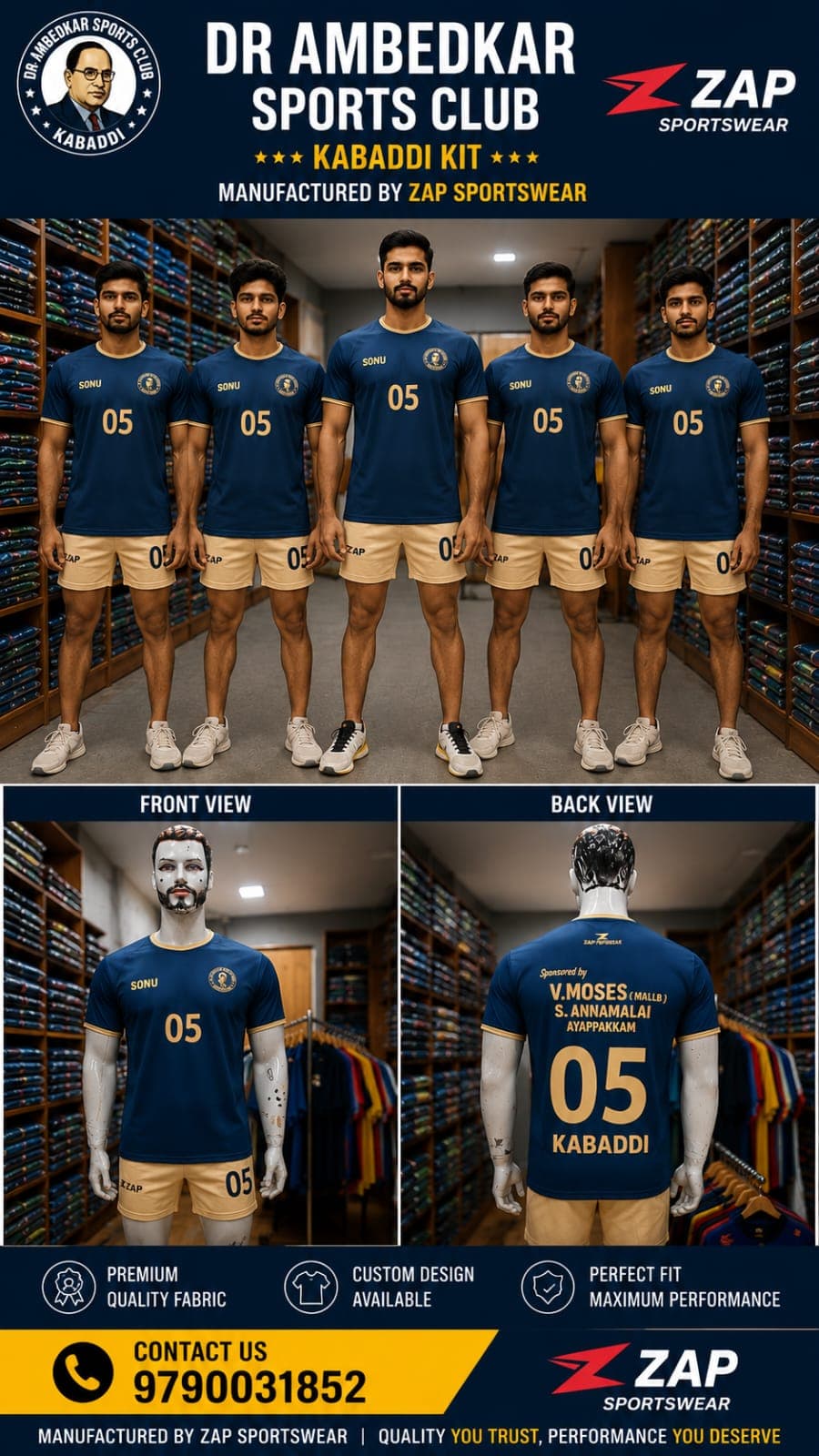 Kabaddi Jersey Design #9