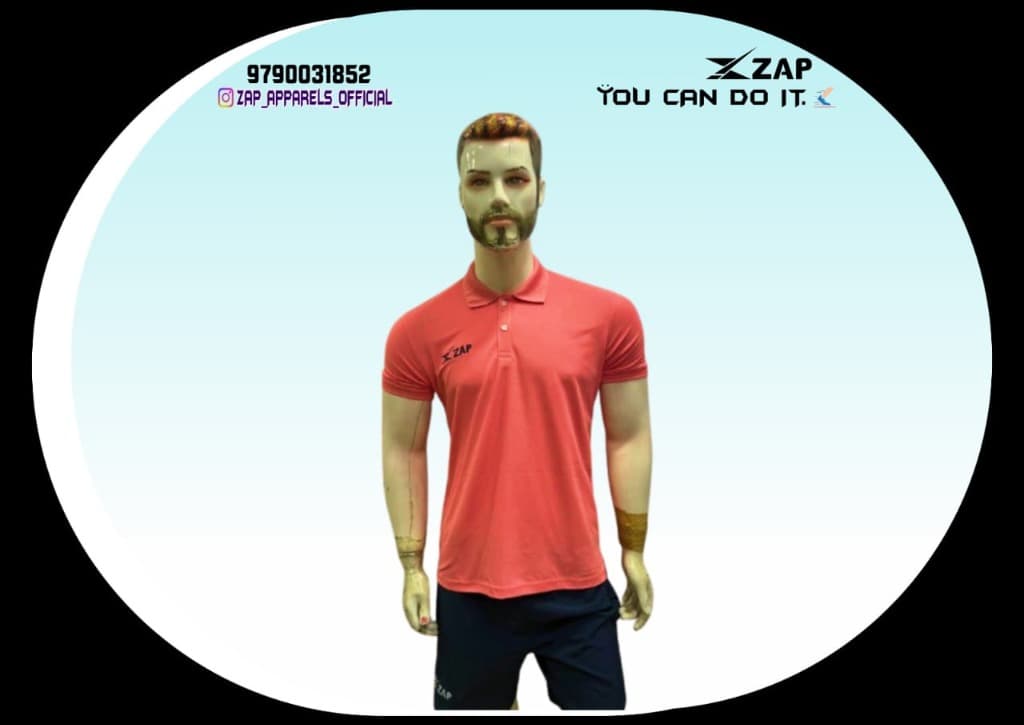 ZAP Custom Peach Polo Shirt Coimbatore